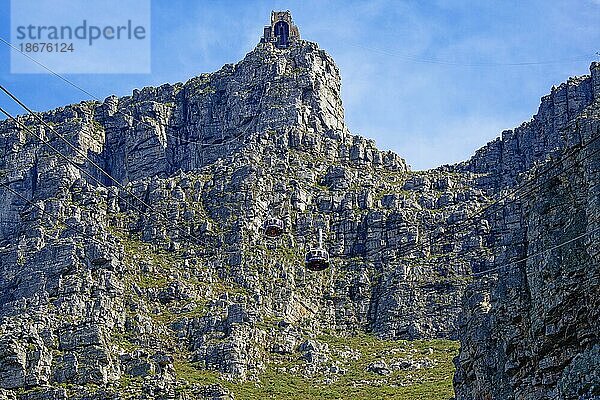 Gondel zum Tafelberg  Kapstadt  Südafrika