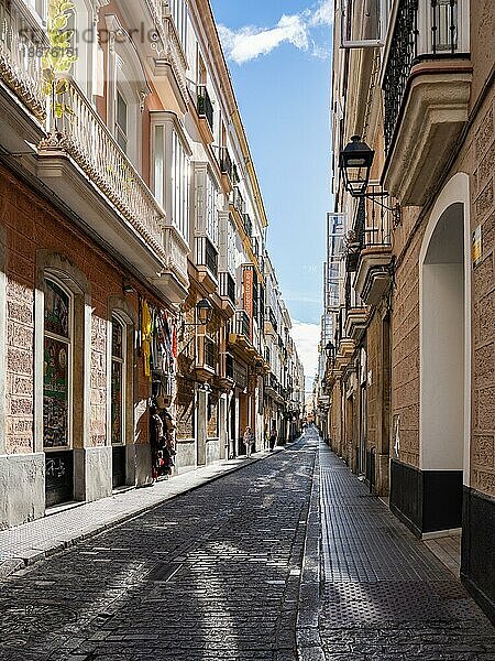 Die Straßen von Cádiz  Cádiz  Spanien  Europa