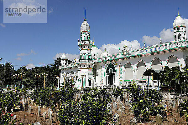 Mubarak-Moschee  alter muslimischer Cham-Friedhof  Chau Doc  Vietnam  Indochina  Südostasien  Asien