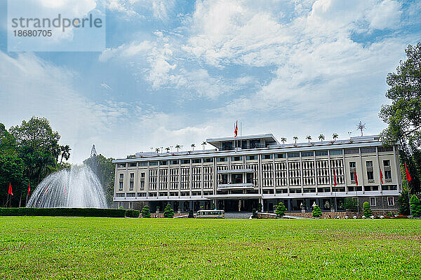 Wiedervereinigungspalast  Ho-Chi-Minh-Stadt  Vietnam  Indochina  Südostasien  Asien