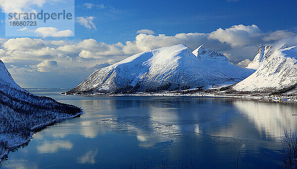 Insel Senja  Troms und Finnmark  Nordwestnorwegen  Skandinavien  Europa