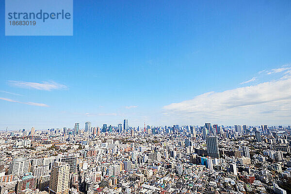 Stadtbild von Tokio  Japan