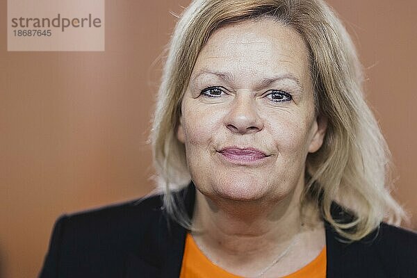 Nancy Faeser (SPD)  Bundesministerin für Inneres und Heimat  aufgenommen im Rahmen der wöchentlichen Sitzung des Kabinetts in Berlin  24.05.2023.  Berlin  Deutschland  Europa