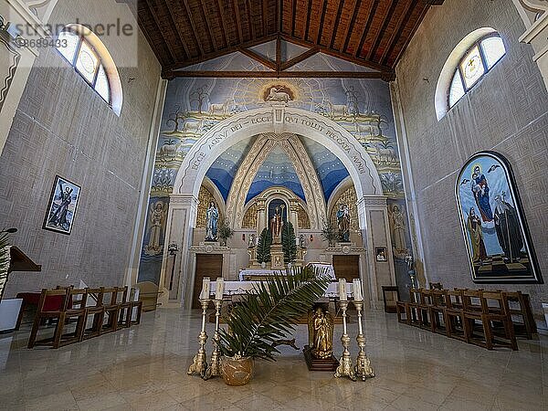 Pfarrkirche St. Martin  Altarraum  Vrsar  Istrien  Kroatien  Europa