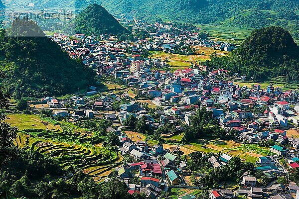 Quan Ba Himmelstor in der Provinz Ha Giang  Vietnam  Asien