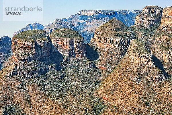 Drei Rondavels an der Panorama Route  Mpumalanga  S