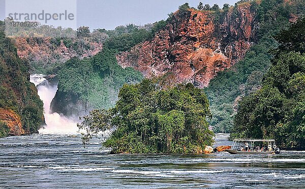 The Murchison Falls at Murchison Falls National Park Uganda