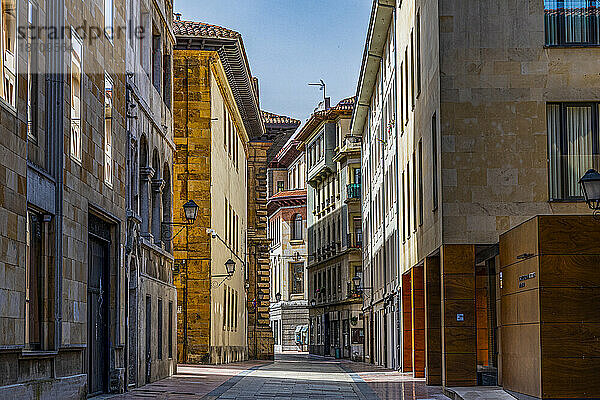 Altstadt  Oviedo  UNESCO-Weltkulturerbe  Asturien  Spanien  Europa