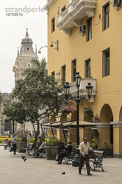 Plaza de Armas  Lima  Peru  Südamerika