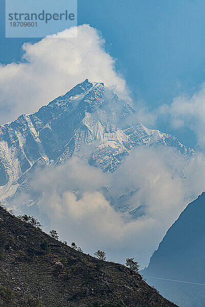 Mount Annapurna  8091 m  Provinz Gandaki  Himalaya  Nepal  Asien