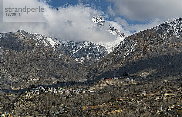Muktinath-Tal  Königreich Mustang  Himalaya  Nepal  Asien