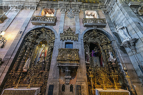 Innenraum des Carmo-Klosters  UNESCO-Weltkulturerbe  Porto  Norte  Portugal  Europa