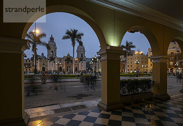 Plaza de Armas  Lima  Peru  Südamerika