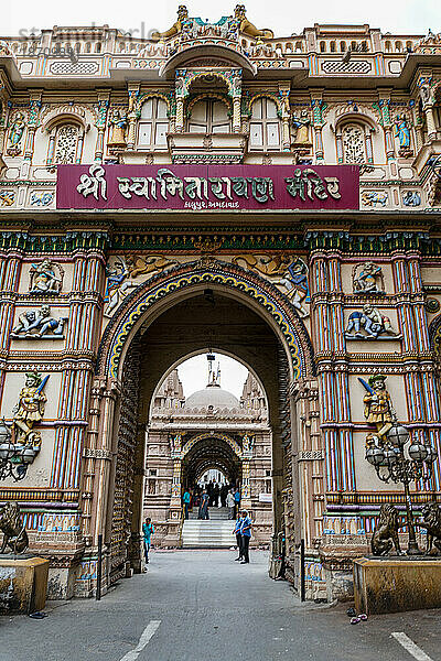 Swaminarayan Pakodi Centre  UNESCO-Weltkulturerbe  Ahmedabad  Gujarat  Indien  Asien