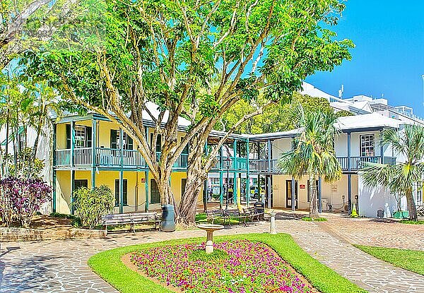 Museum der Bermuda Historical Society  das Perot Post Office und der Queen Elizabeth Park  Hamilton  Bermuda  Atlantik  Nordamerika