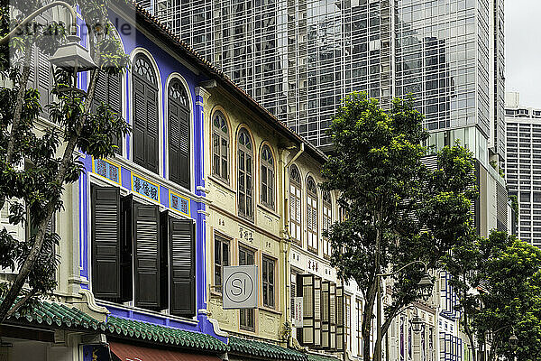 Telok Ayer Street  Central Area  Singapur  Südostasien  Asien