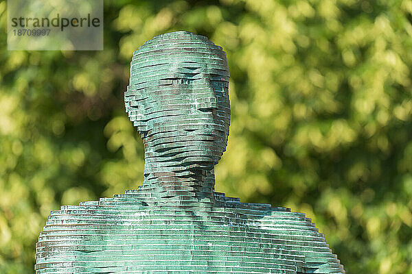 Detail der Piss-Skulptur von David Cerny  Prager Kleinseite  Prag  Tschechische Republik (Tschechien)  Europa