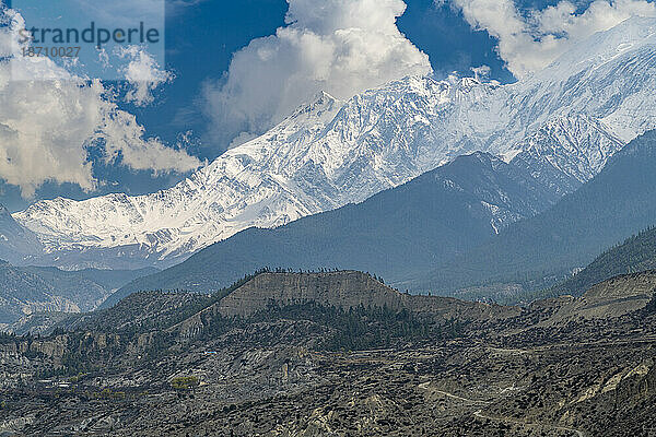 Mount Nilgiri  Jomsom  Himalaya  Nepal  Asien