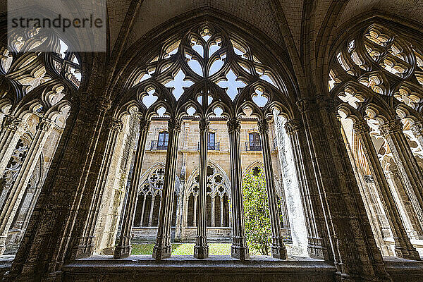 Kreuzgang der Kathedrale von San Salvador  Oviedo  UNESCO-Weltkulturerbe  Asturien  Spanien  Europa