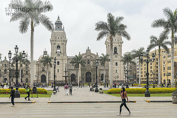 Plaza de Armas  Lima  Peru  Südamerika