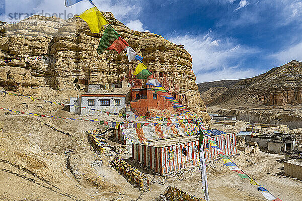 Garphu-Kloster  Garphu  Königreich Mustang  Himalaya  Nepal  Asien