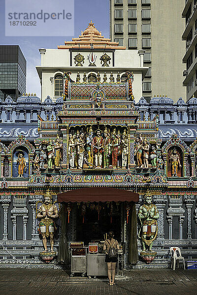 Sri-Krishnan-Tempel  Waterloo Street  Singapur  Südostasien  Asien