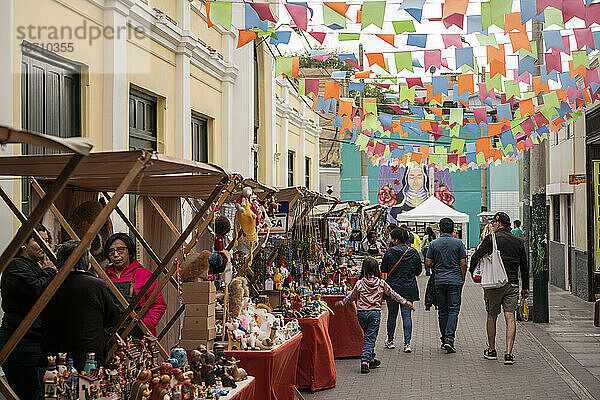 Markt  Barranco  Lima  Peru  Südamerika