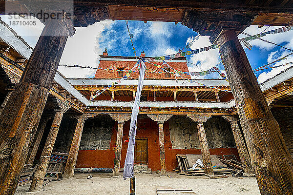 Lo-Manthang-Kloster  Königreich Mustang  Nepal  Himalaya  Nepal  Asien