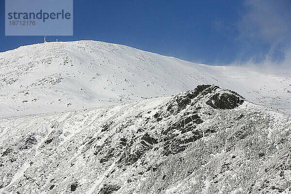 Gipfel des Mt. Washington und die Felsformation Lion's Head.