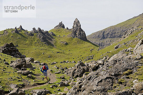 Fell Running auf der Isle of Skye  Schottland