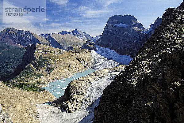 Überblick über einen Gletscher  Glacier National Park  MT