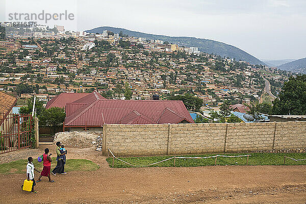 Stadtbild  Kigali  Ruanda