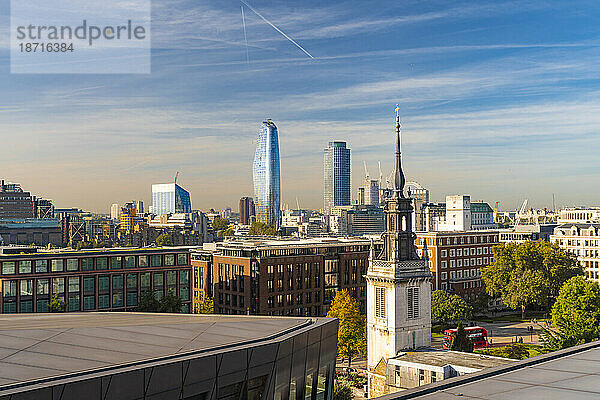 Skyline von London mit One Blackfriars in St. George