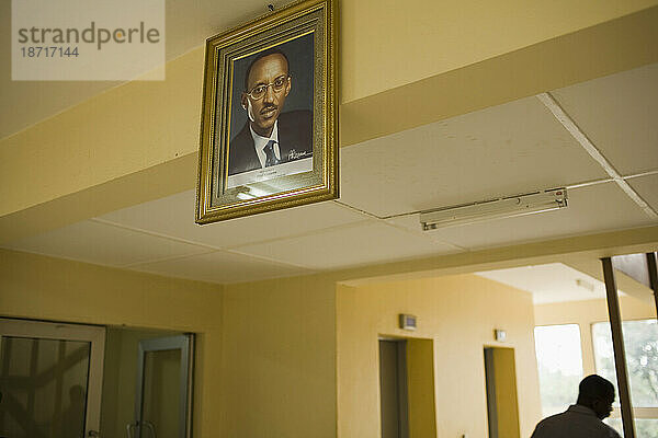 Foto von Präsident Paul Kagame  Ruanda