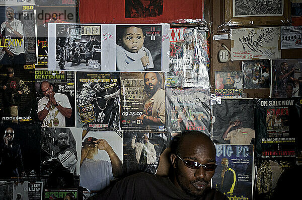 Rap-Kreyol-Künstler Jeff Mafia in Port-au-Prince  Haiti.