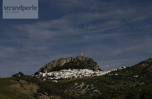 Dorf Zahara de la Sierra  Provinz Cádiz  Andalusien  Spanien.