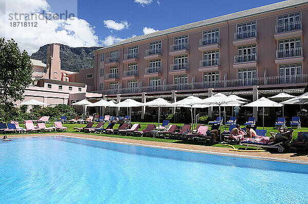Pool  Mount Nelson Hotel  Kapstadt  Westkap  Südafrika