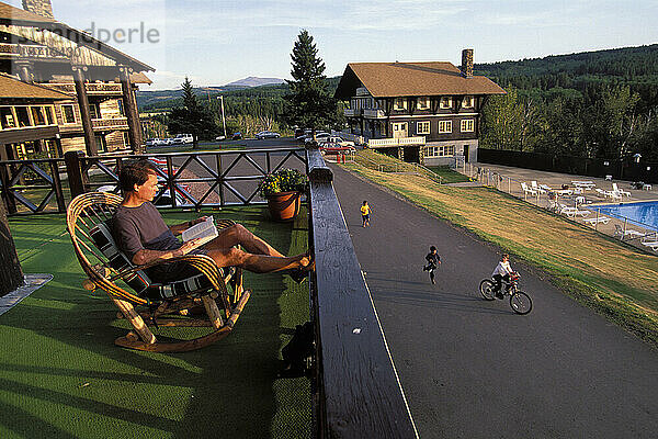 Entspannen in der Lodge  Glacier National Park  MT