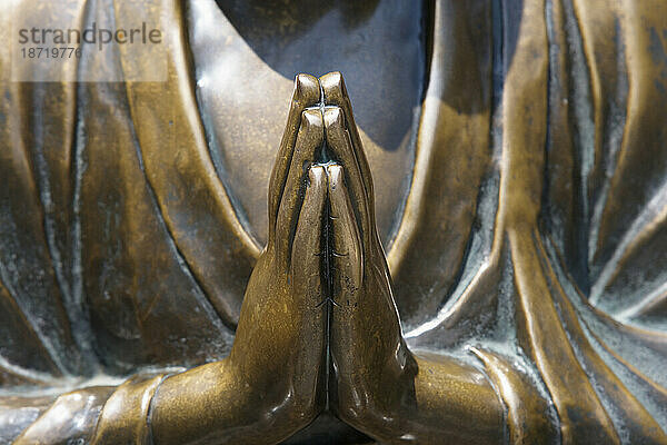 Detail der Hände  Asakusa Kannon Tempel  Nadi Botokesan Buddha.