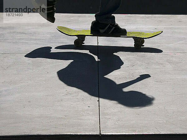 Schatten im Skatepark