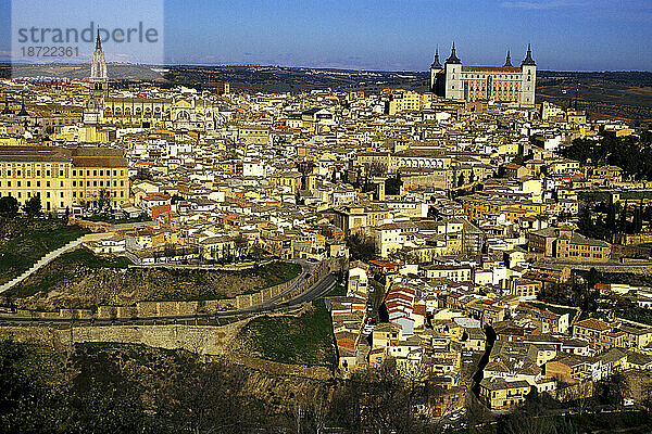 Überblick über die Stadt Toledo  Spanien.