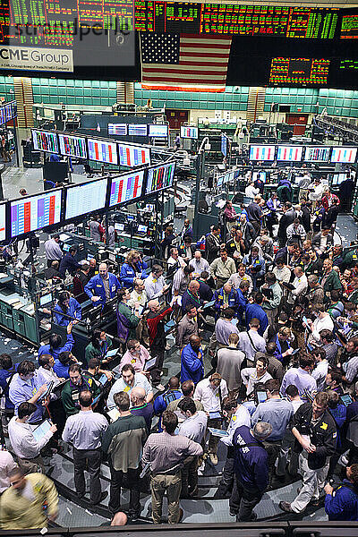 Blick über den Handelssaal für Öl-Futures an der New York Mercantile Exchange (NYMEX)