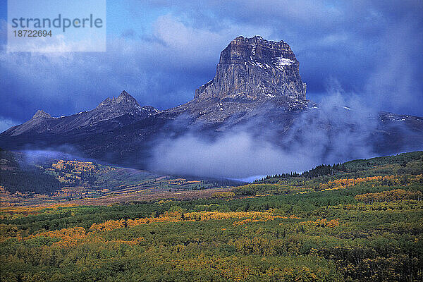 Blick auf den Chief Mountain  Montana