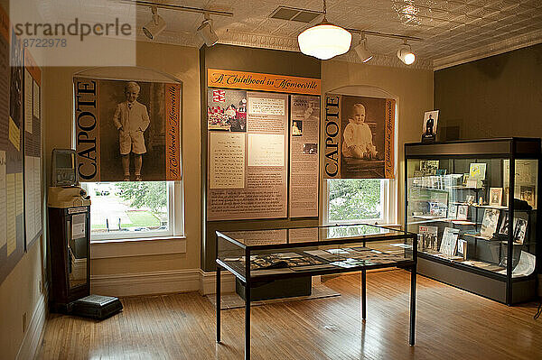 Truman Capote Museumsausstellung im alten Gerichtsgebäude in Monroeville  Alabama