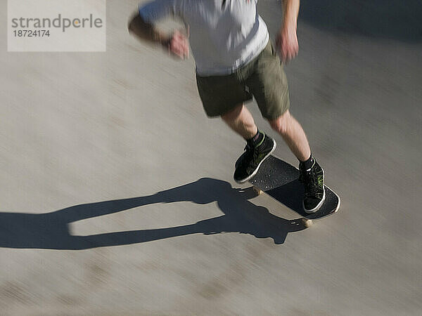 Schatten im Skatepark