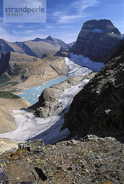 Überblick über einen Gletscher  Glacier National Park  MT