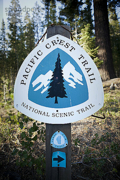 Pacific Crest Trail-Schild