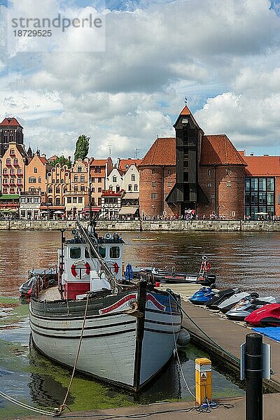 Stadtansicht von Gdansk  Polen  Europa