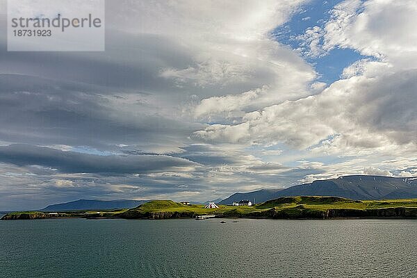 Island  Reykjavik. Insel  Reykjavik  Europa