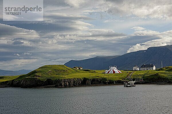 Island  Reykjavik. Insel  Reykjavik  Europa